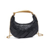 Ursula Woven Crossbody- Black