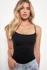 Ribbed Camisole-Black
