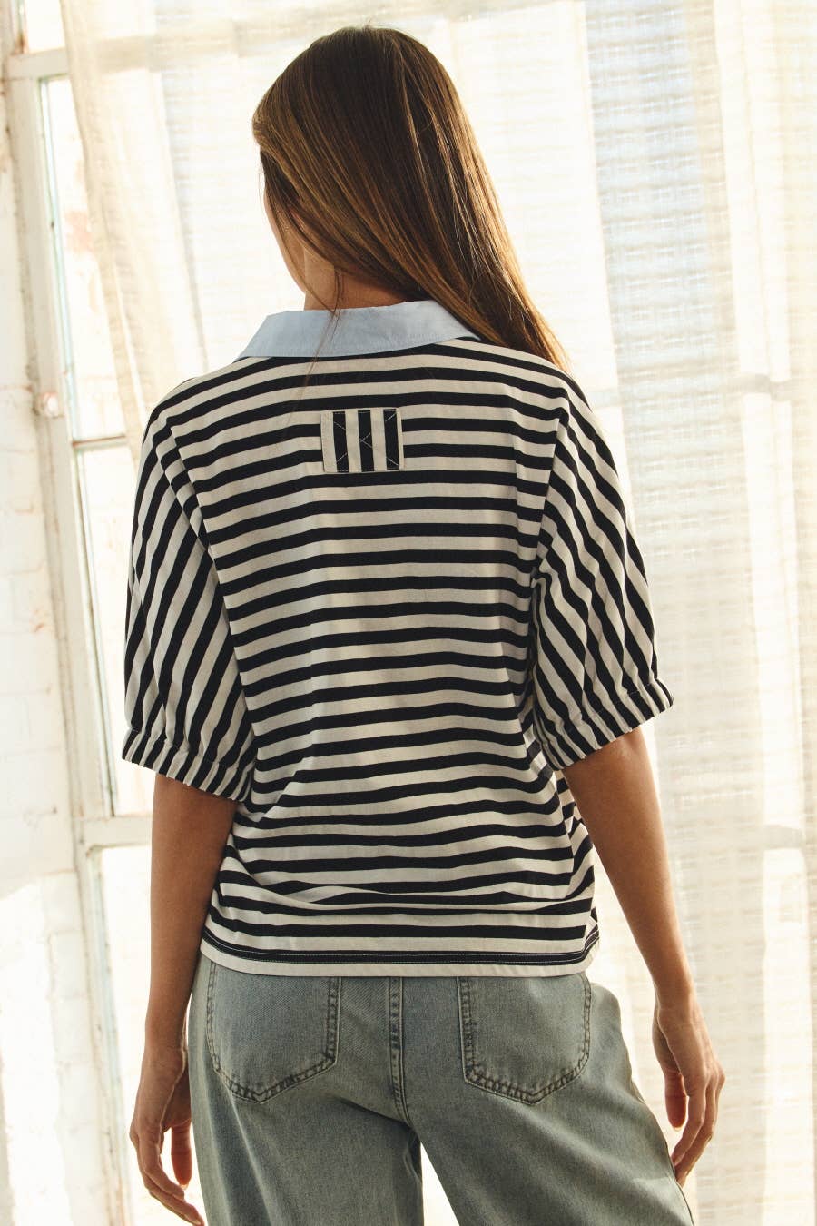 Fresh Start Stripe Top