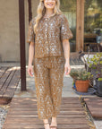 Lavinia Floral Jacquard Top