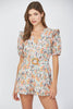 Romantic Walks Belted Romper