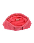 Breeze Woven Clutch-Coral