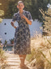Sunday Social Embroidered Midi Dress
