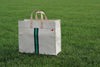 Nobadeer Canvas Tote Bag- Green Stripe