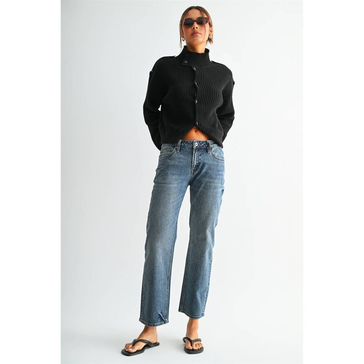 Easy Fit Ankle Jeans