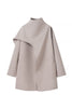 Ready and Chic Shawl Collar Coat-Khaki