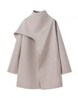 Ready and Chic Shawl Collar Coat-Khaki
