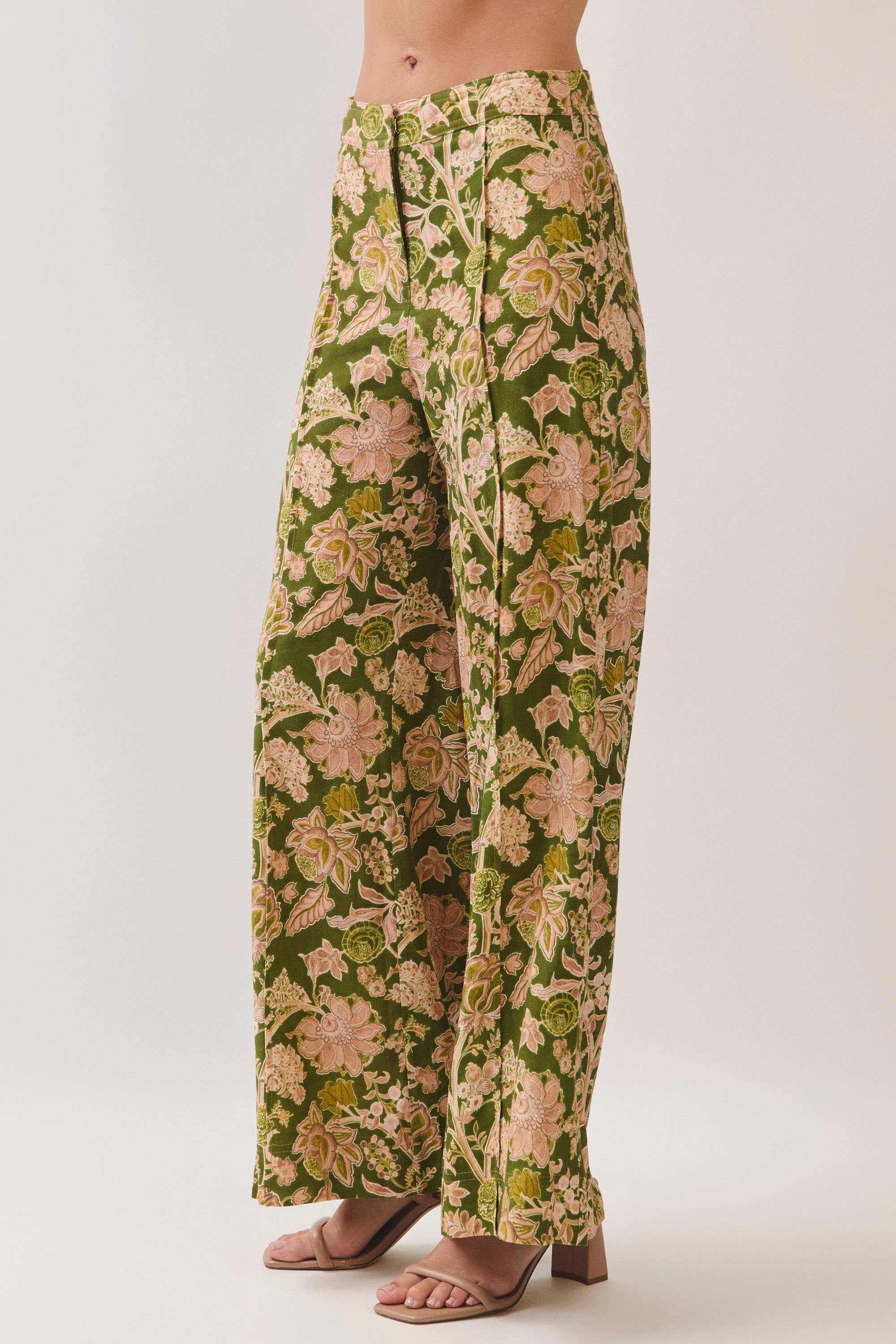 Fern Garden Wide Leg Pants