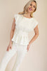 First Class Act Top-White