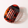 Oval Hair Clip-Red