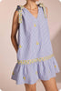 Limoncello Embroidered Mini Dress