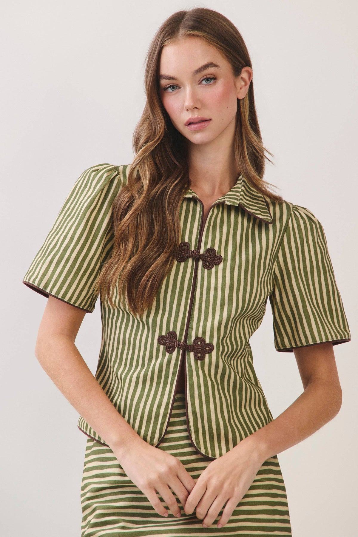Country House Collared Top