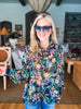 Midnight Garden Floral Top