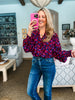 Turma Floral Ruffle Top