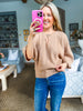 Warm Moments Sweater-Taupe