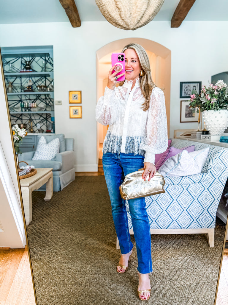 Frilly Lace Top