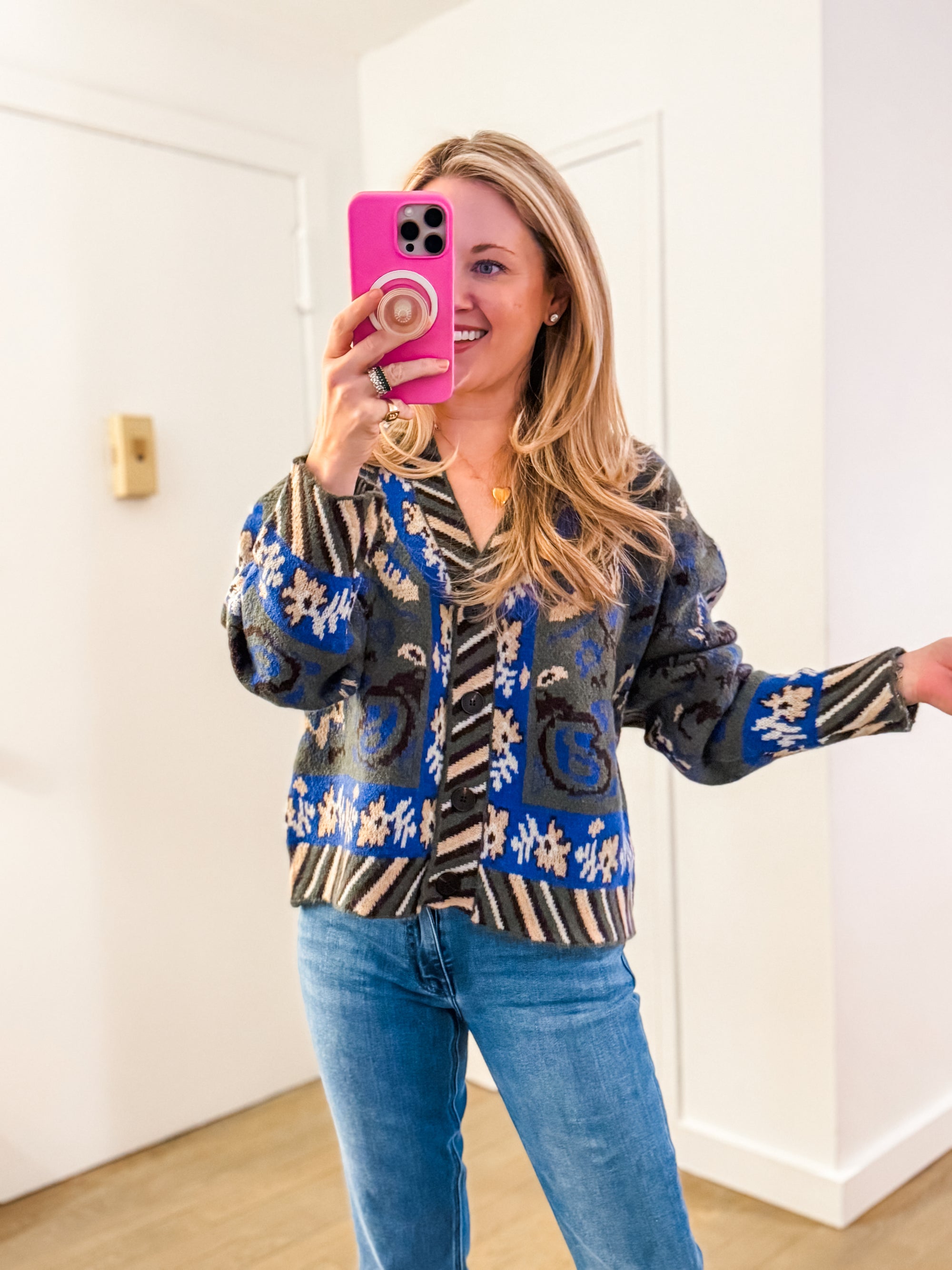 Paisley Moment Knit Cardigan