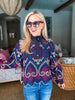 Deco Darling Embroidered Top