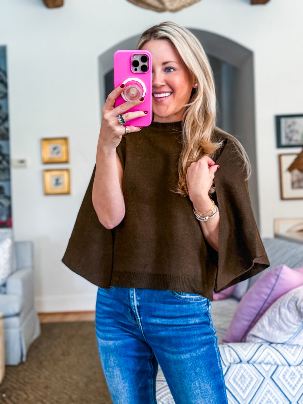 Borrowed Time Caplet Sweater