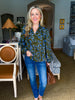 Floral Nellian Ruffle Top