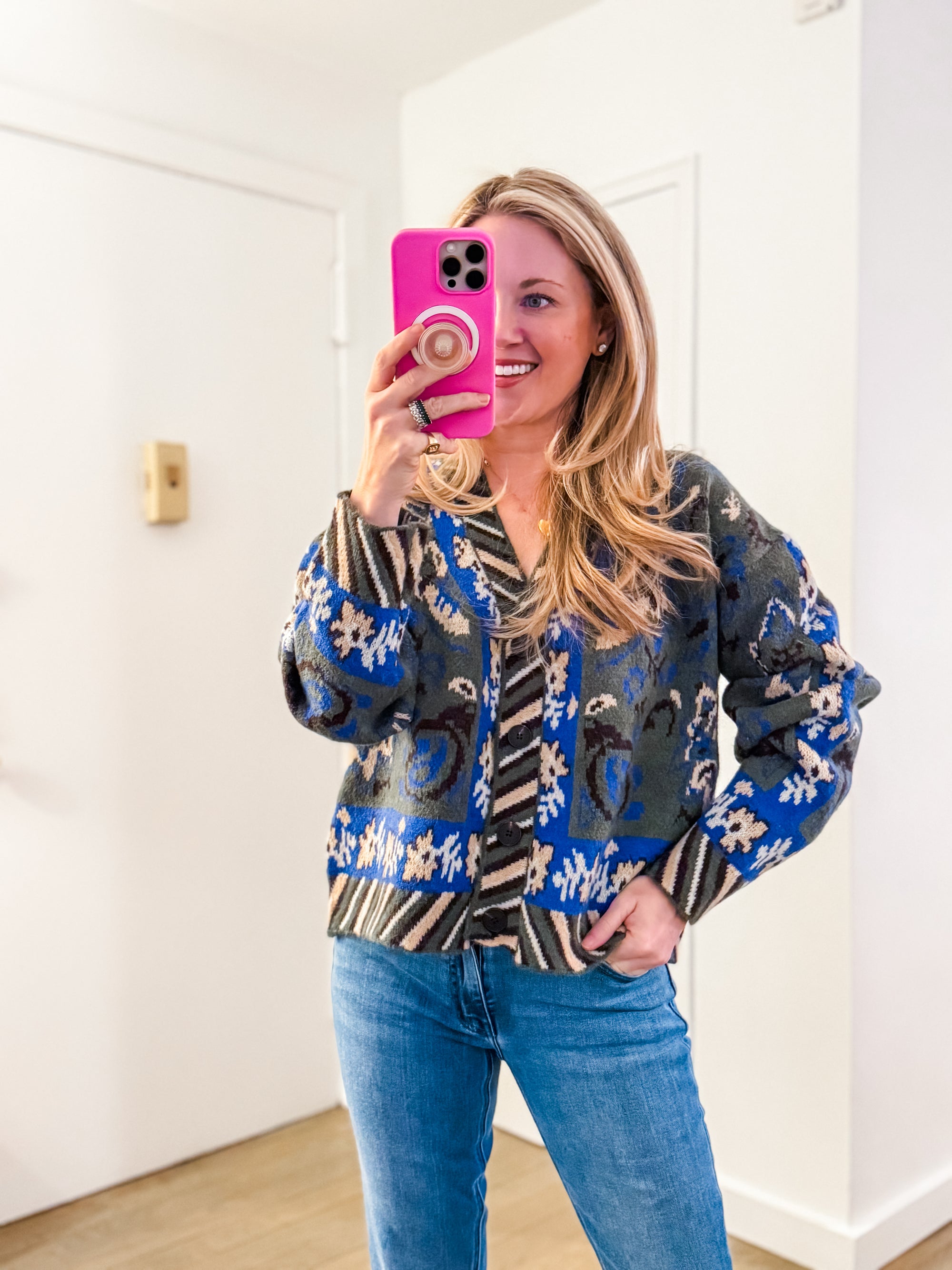 Paisley Moment Knit Cardigan