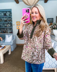 Paisley Days Top-Taupe
