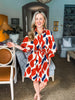 Abstract Horizons Mini Dress