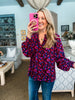 Turma Floral Ruffle Top