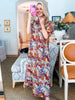 Courtyard Brunch Floral Midi Dress