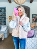 Snow Angel Faux Fur Vest-Cream