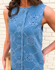 Western Whimsy Denim Dress