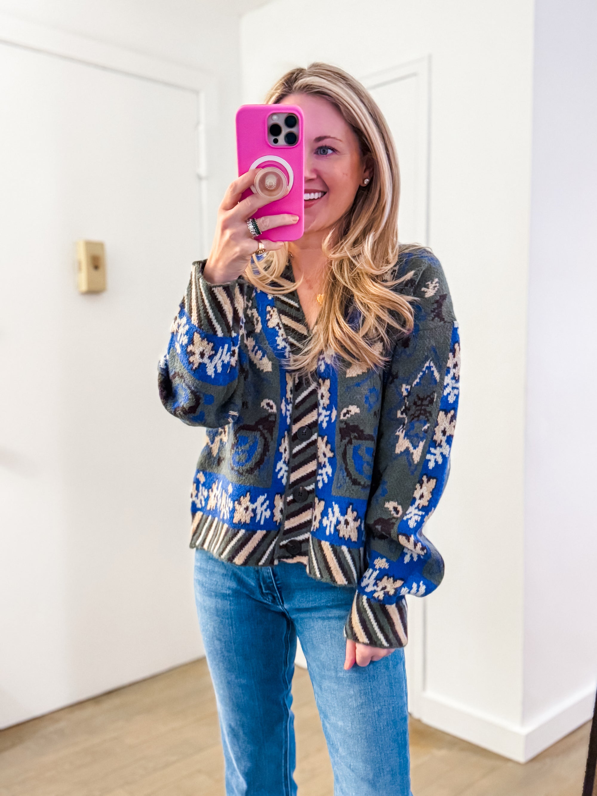 Paisley Moment Knit Cardigan