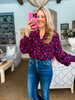 Turma Floral Ruffle Top