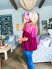 Soft Velvet Vibes Applique Top-Woodrose