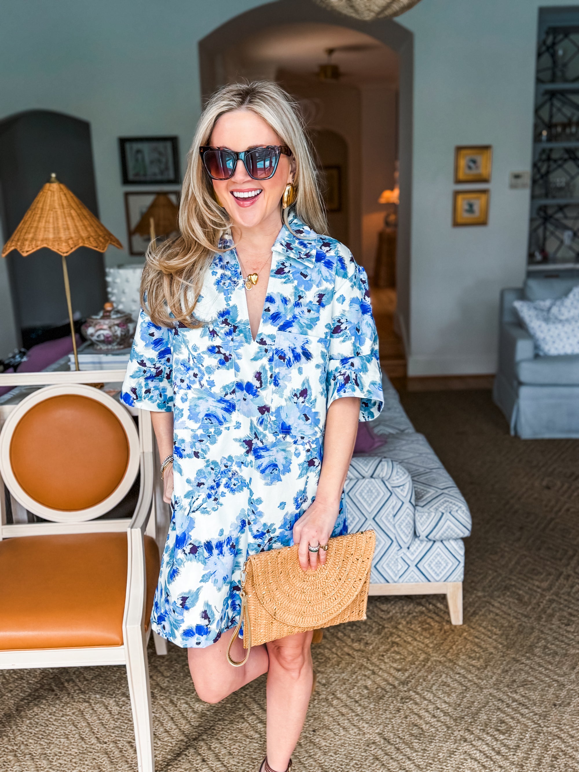 Fine China Denim Dress