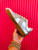 Get Low Metallic Sneaker