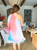 Dream Girl Ombre One-Sleeve Dress