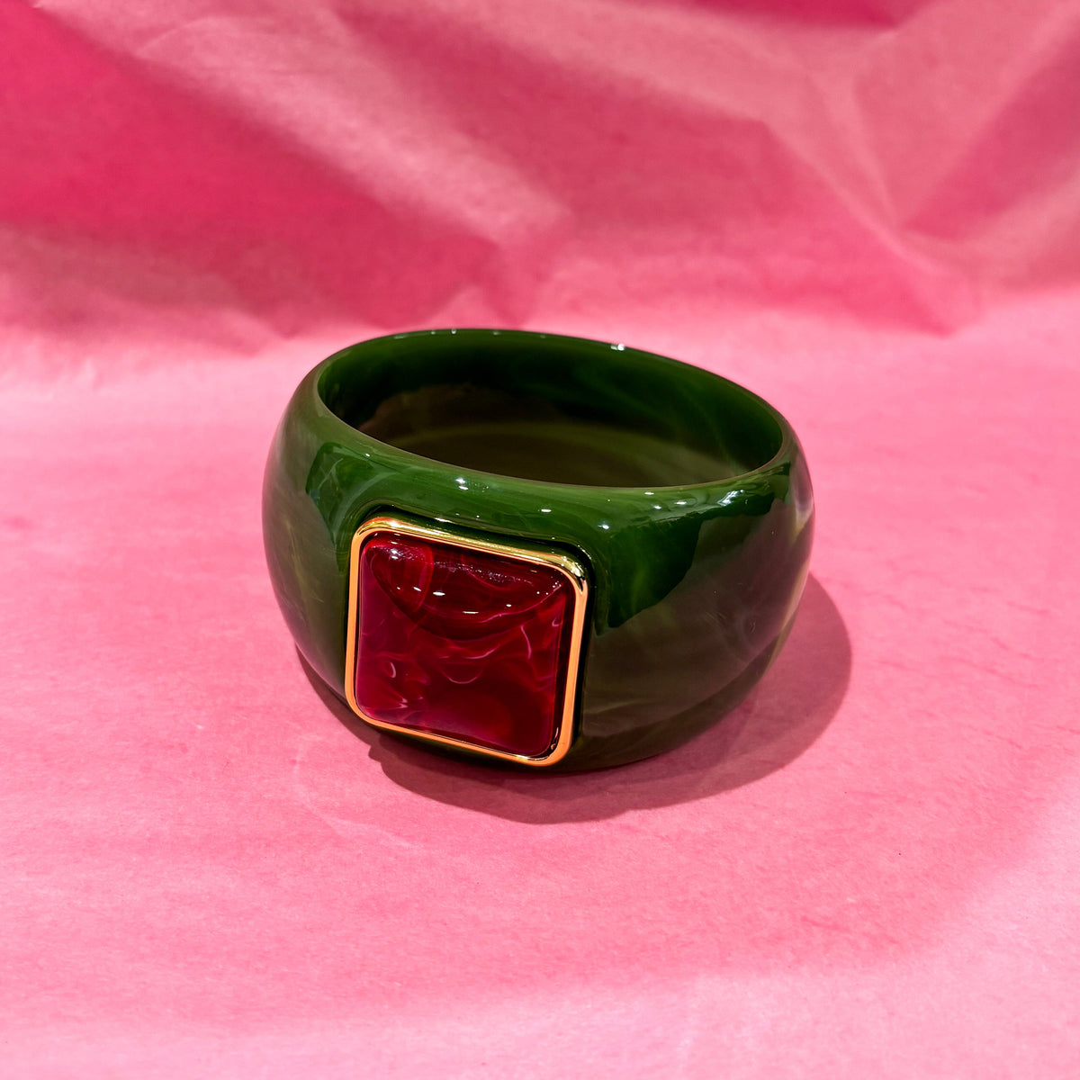 Main Character Bangle-Olive/Merlot