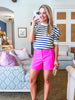 Summertime Essential Shorts-Bubblegum