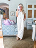 Breeze Around Cotton Gauze Jumpsuit- Cream