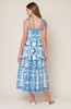 Sweet Retreat Midi Dress-Blue