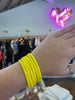 Enamel Cuff Bracelet- Butter Yellow