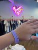 Enamel Cuff Bracelet- Lavender Purple