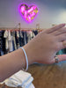 Enamel Cuff Bracelet- Bright White