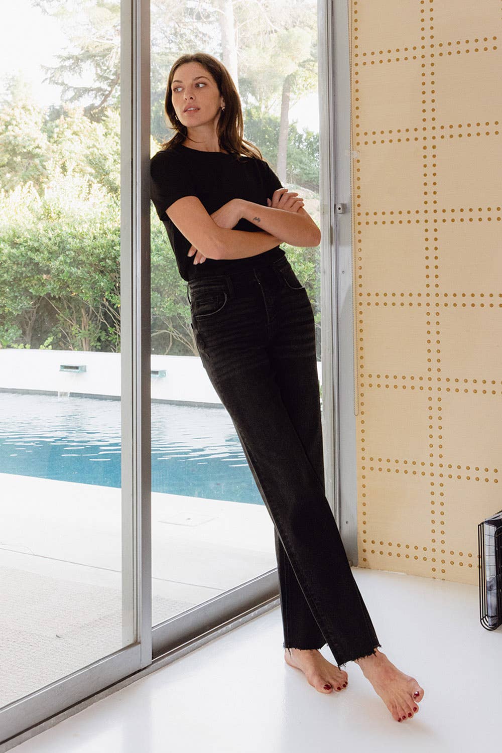 Onyx Wide Leg Jeans