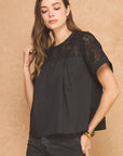 Soft Serenity Top-Black