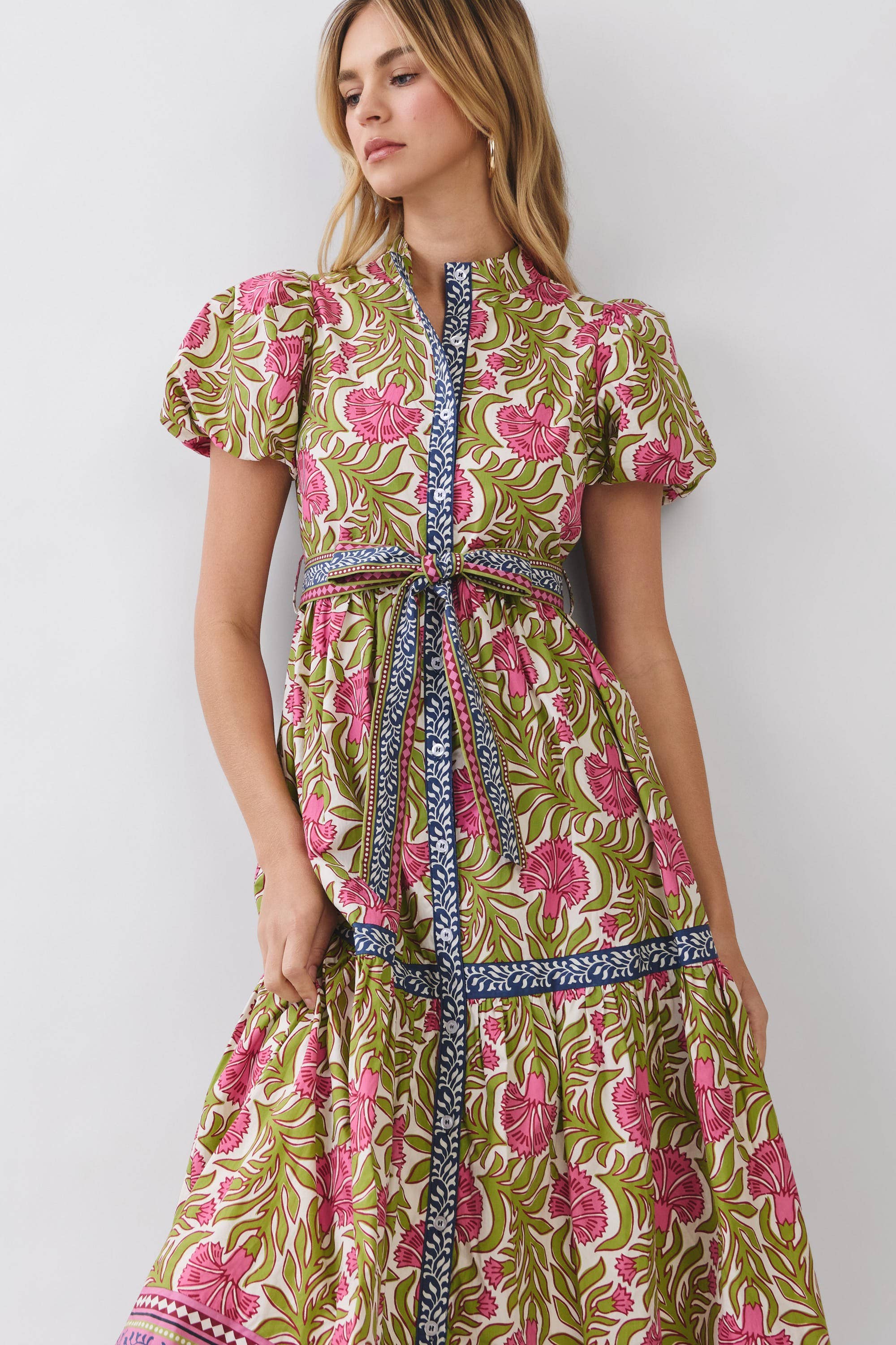 Antique Garden Midi Dress