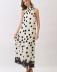 Polka Charm Maxi Dress