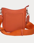 Mini Messenger with Strap-Orange