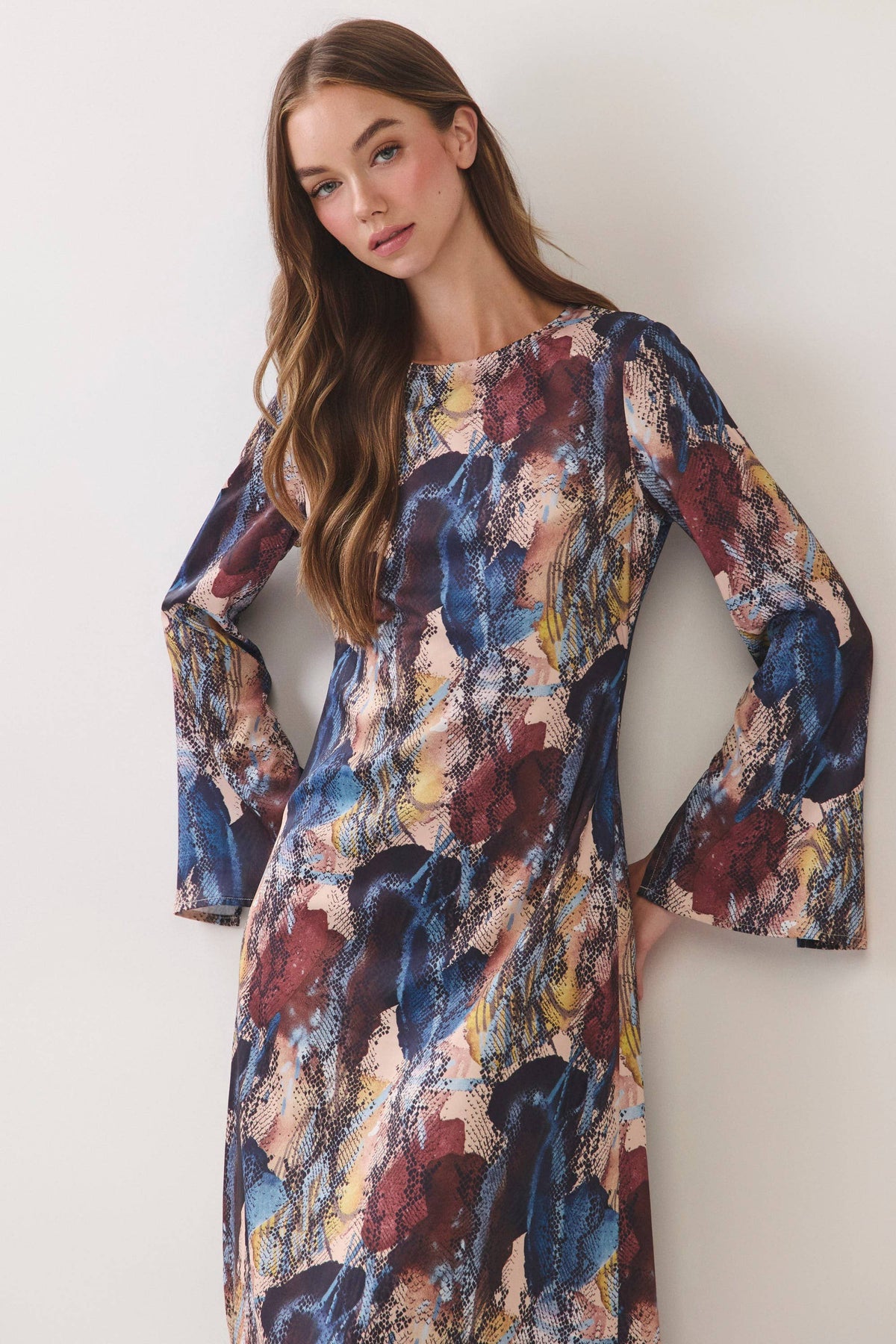 Serpent Sunset Maxi Dress